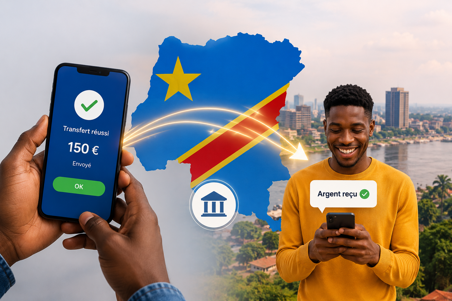 Envoyer de l'Argent en RDC